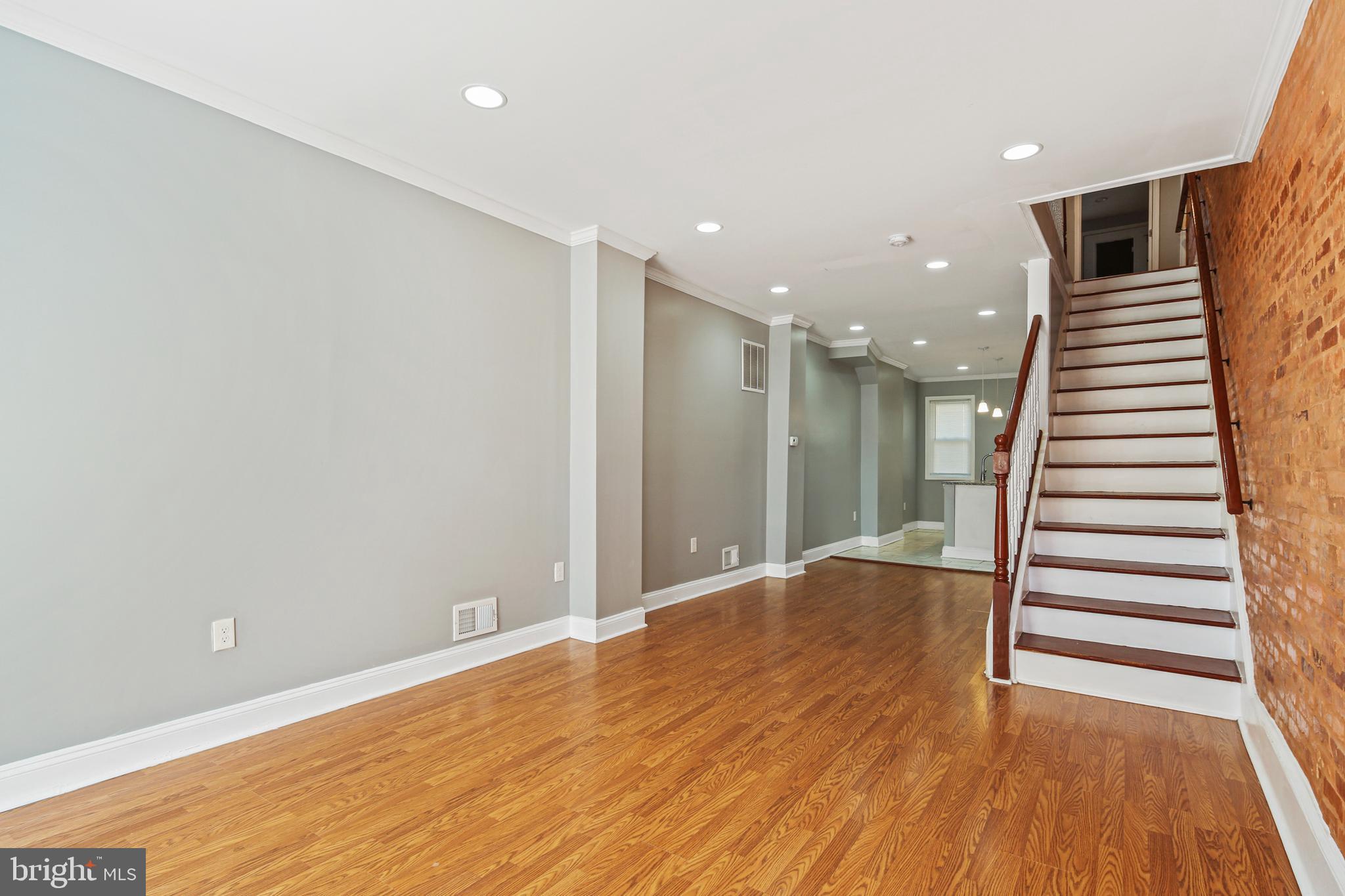 2806 Orleans Street Baltimore, MD 21224 - Photo 5 of 29 Living Room with Hardwood Flooring