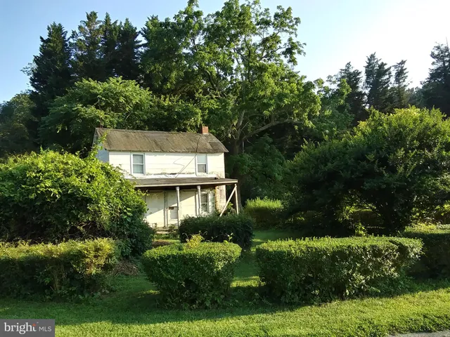 a view of a house with a yard and potted plants