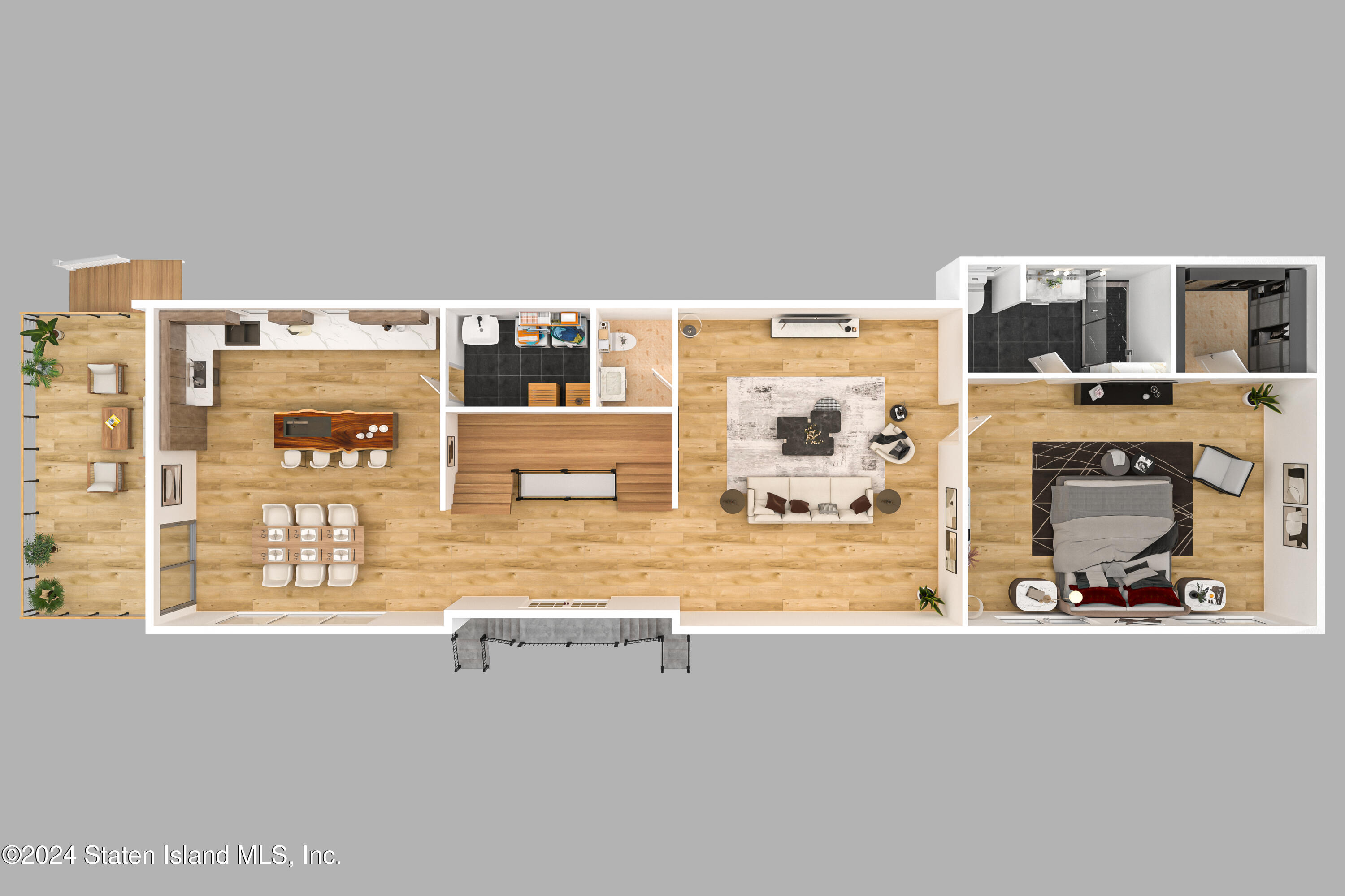 97 Cardiff Street Staten Island, NY 10312 - Photo 4 of 4 a view of a living room with furniture