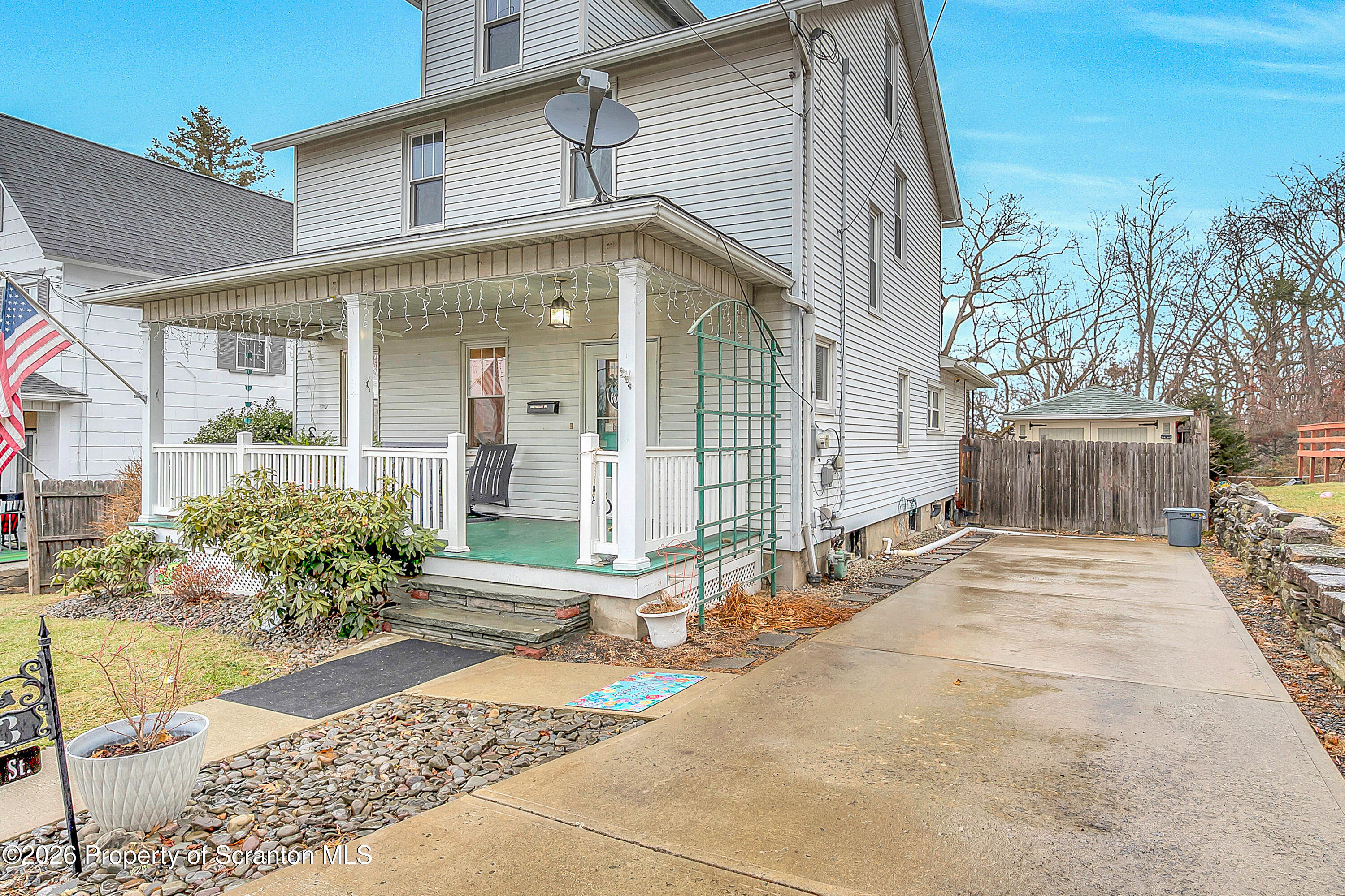 123 William Street Scranton, PA 18510 - Photo 2 of 22 a view of a house with potted plants