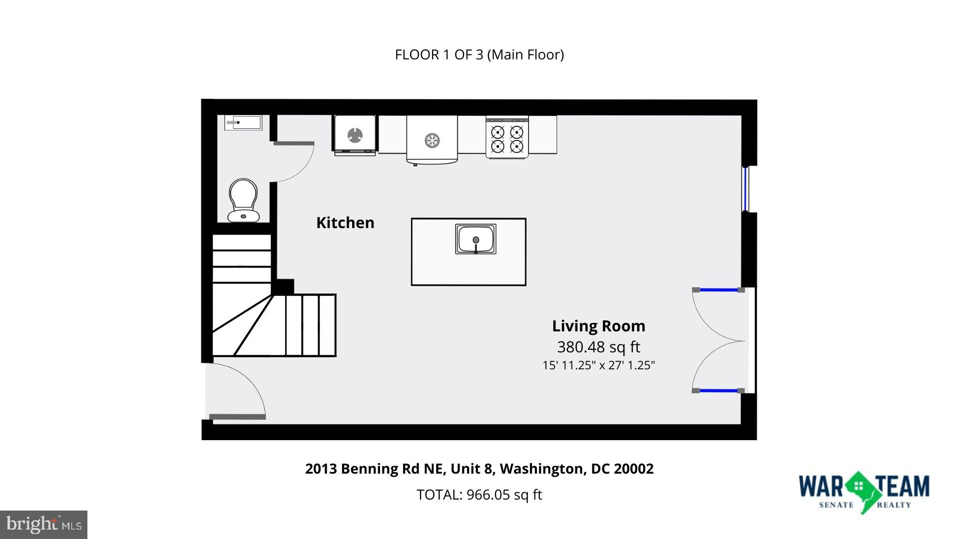 2013 Benning Road Northeast, Unit 8 Washington, DC 20002 - Photo 33 of 35 Main Level