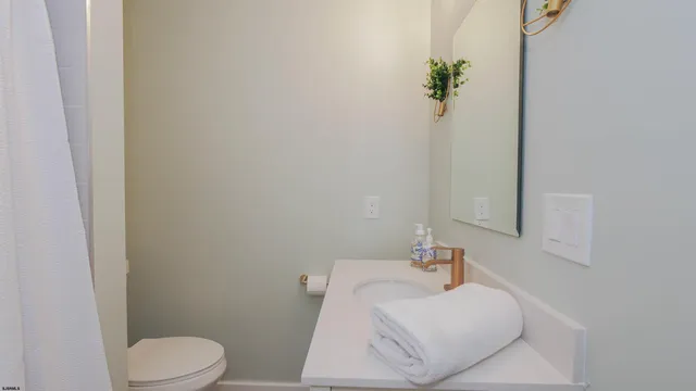 a bathroom with a sink and toilet