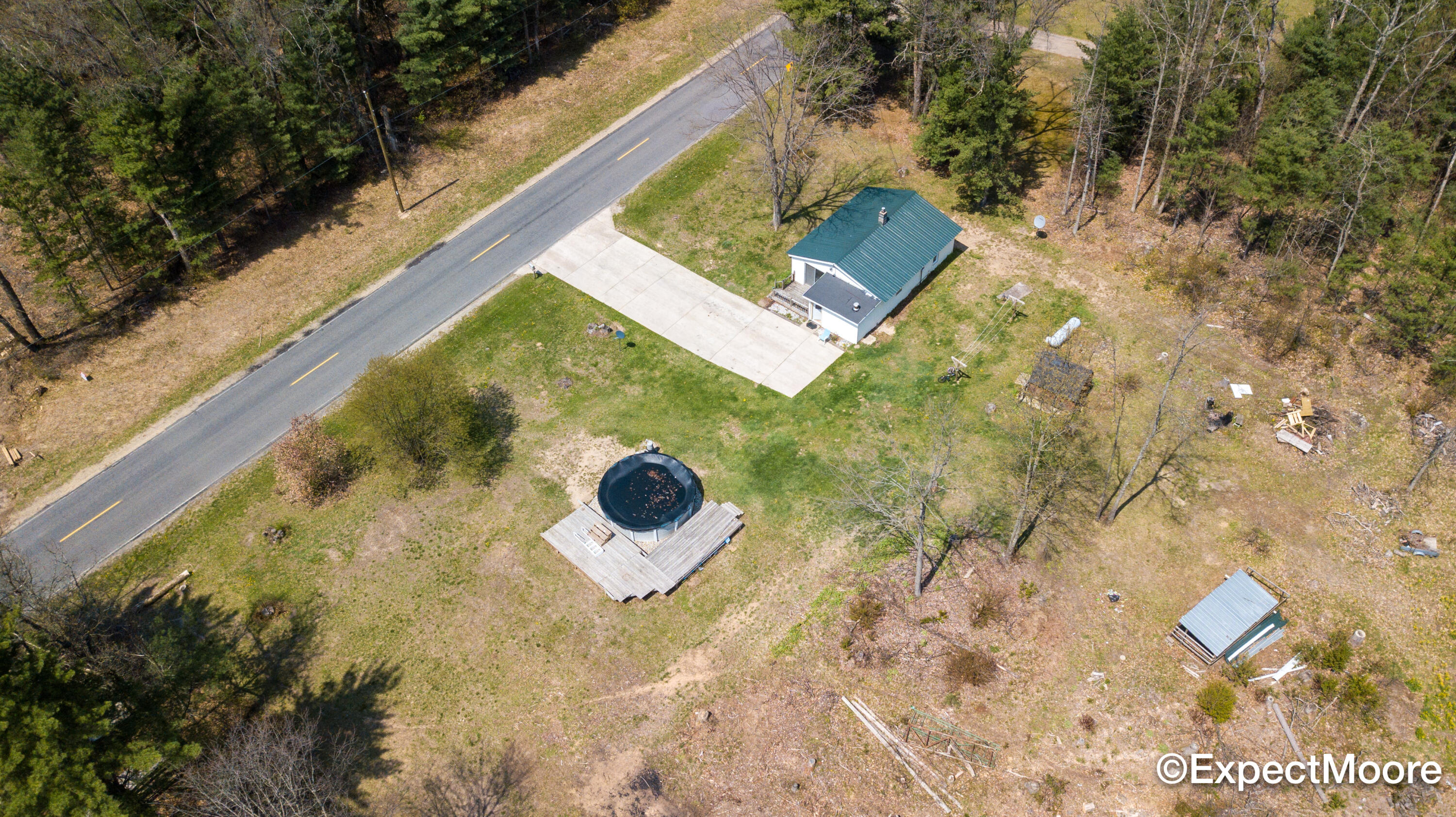 7890 North Maple Hill Road Howard City, MI 49329 - Photo 26 of 33 Drone-9