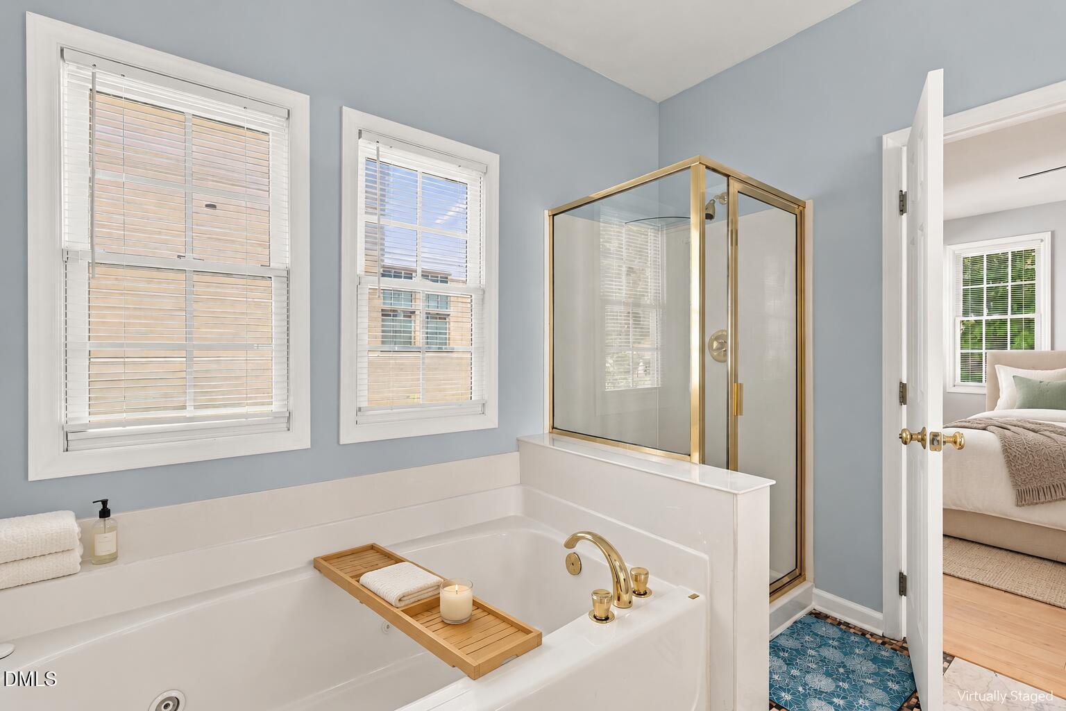 13112 Elmleaf Court Raleigh, NC 27614 - Photo 25 of 48 Master Bathroom - Virtually Staged
