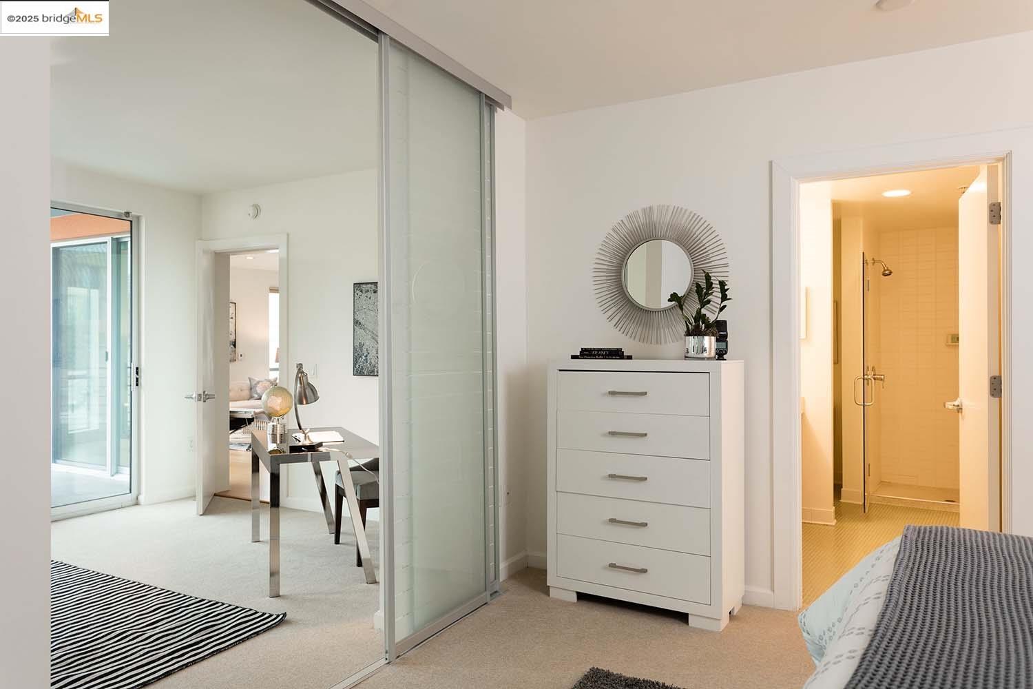 200 2nd Street, Unit 215 Oakland, CA 94607 - Photo 8 of 18 a view of a bedroom from a bedroom