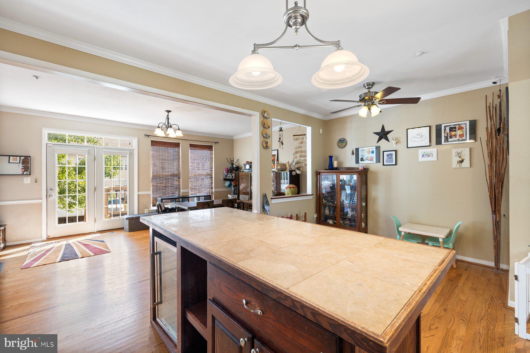 1700 Derrs Square West Frederick, MD 21701 - Photo 10 of 33 HUGE island w/ wine fridge!