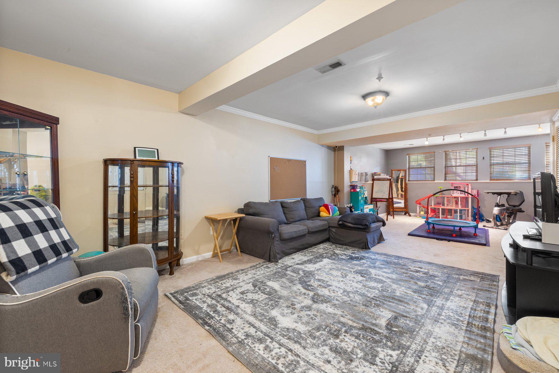 1700 Derrs Square West Frederick, MD 21701 - Photo 3 of 33 Lower-level rec room w/ bar space