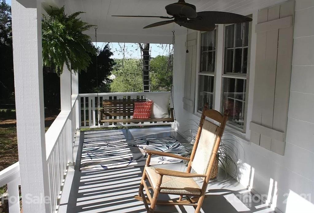 112 John Smith Road Rutherfordton, NC 28139 - Photo 48 of 48 a view of balcony with wooden floor and outdoor seating