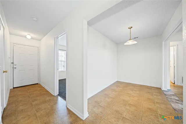 a view of an empty room