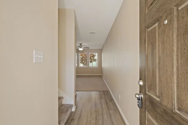 wooden floor in a gallery
