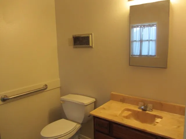 a bathroom with a sink and a toilet