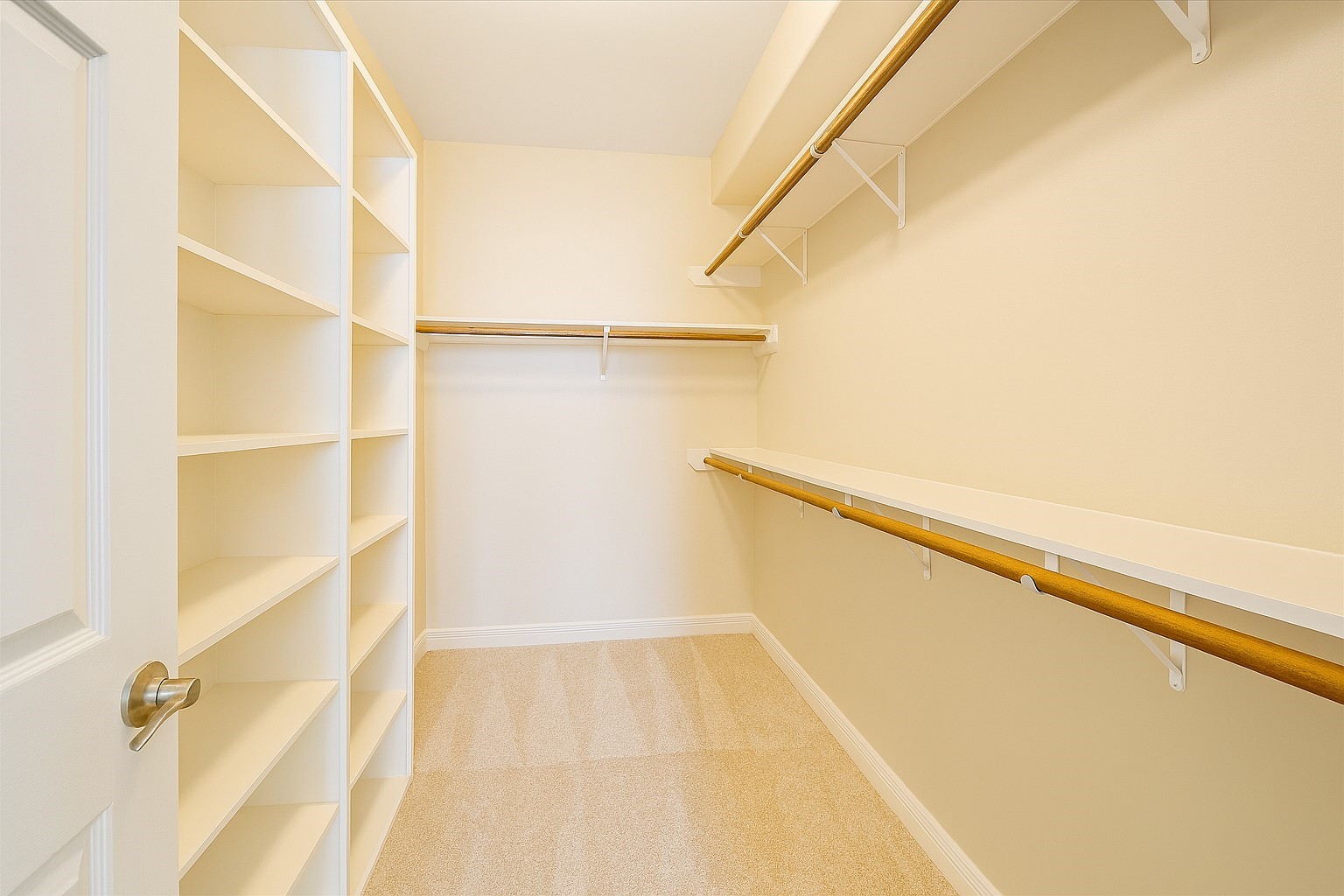 2423 Ralph Street Houston, TX 77006 - Photo 17 of 32 a view of walk in closet with empty racks