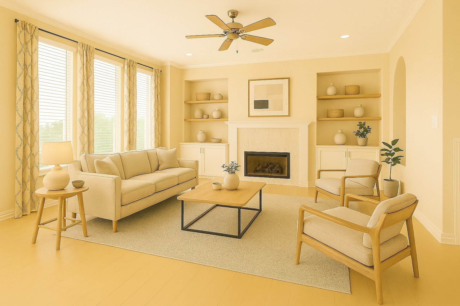 2423 Ralph Street Houston, TX 77006 - Photo 9 of 32 This image has been virtually staged to illustrate the potential of the space and provide inspiration on how it can be thoughtfully styled.