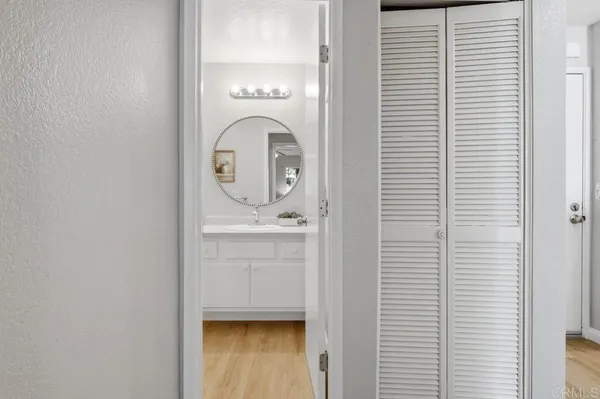 a close view of washer and dryer