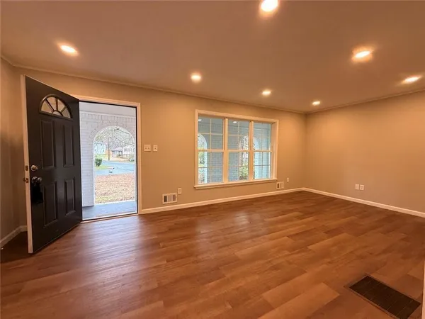 a view of empty room