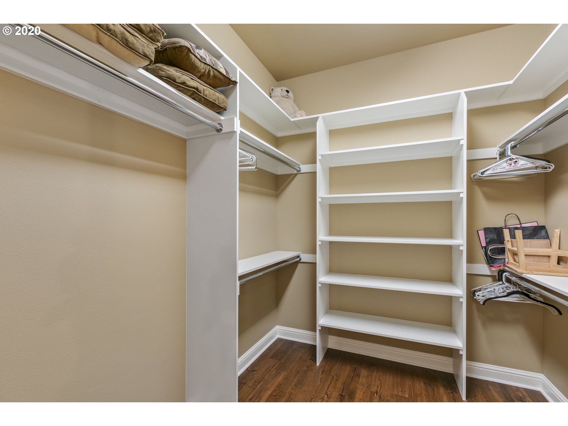 16767 Stage Stop Drive Bend, OR 97707 - Photo 15 of 26 a view of walk in closet with empty racks
