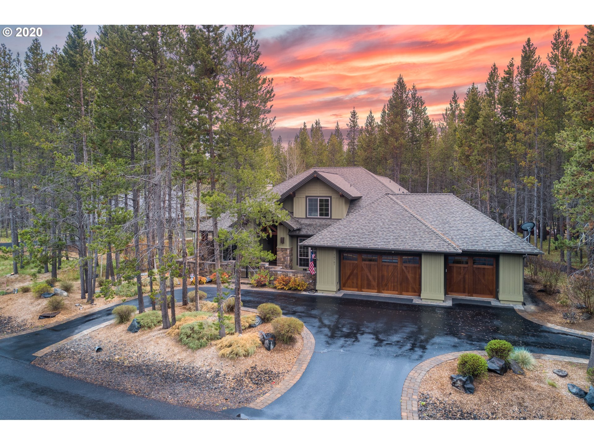 16767 Stage Stop Drive Bend, OR 97707 - Photo 2 of 26 a aerial view of a house with table and chairs