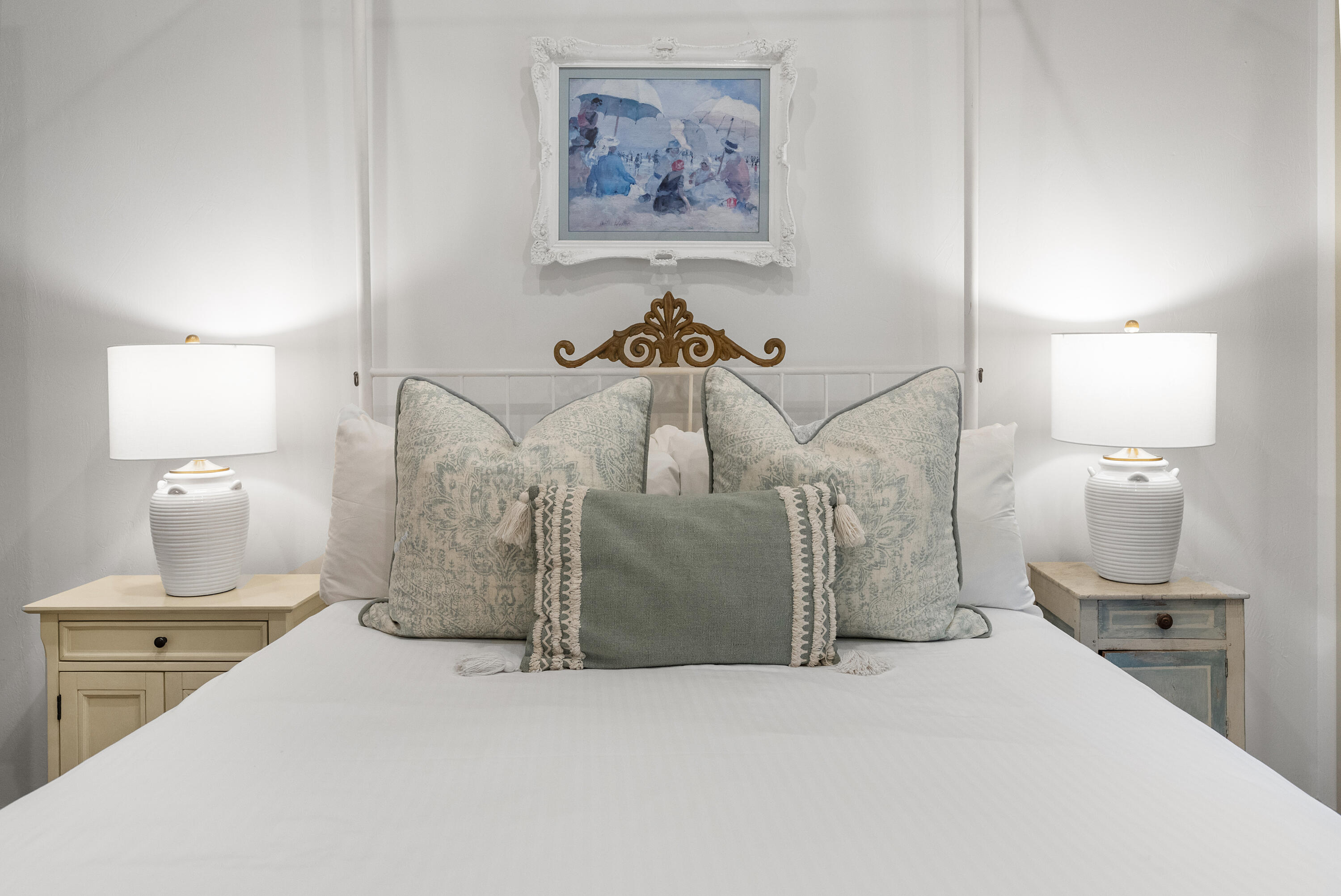 517 Eastern Lake Road Santa Rosa Beach, FL 32459 - Photo 24 of 53 a bedroom with a bed and a view of bathroom