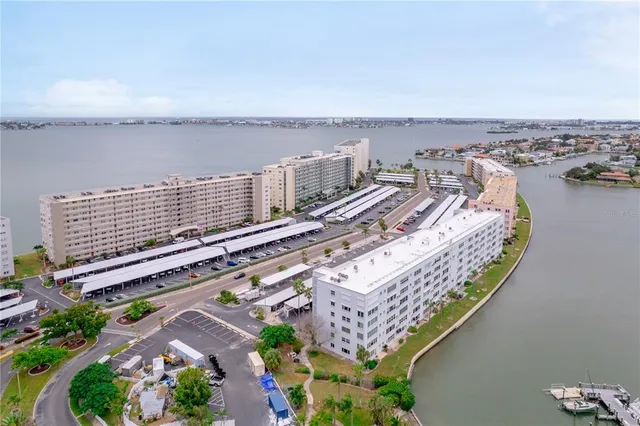 a view of a city and a lake view