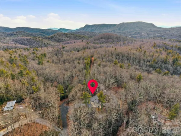 a view of city and mountain