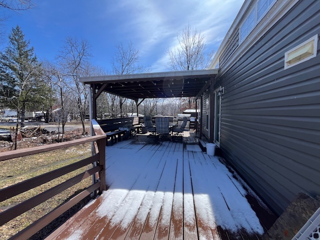2795 East 28th Road Marseilles, IL 61341 - Photo 20 of 60 a view of a balcony with wooden floor
