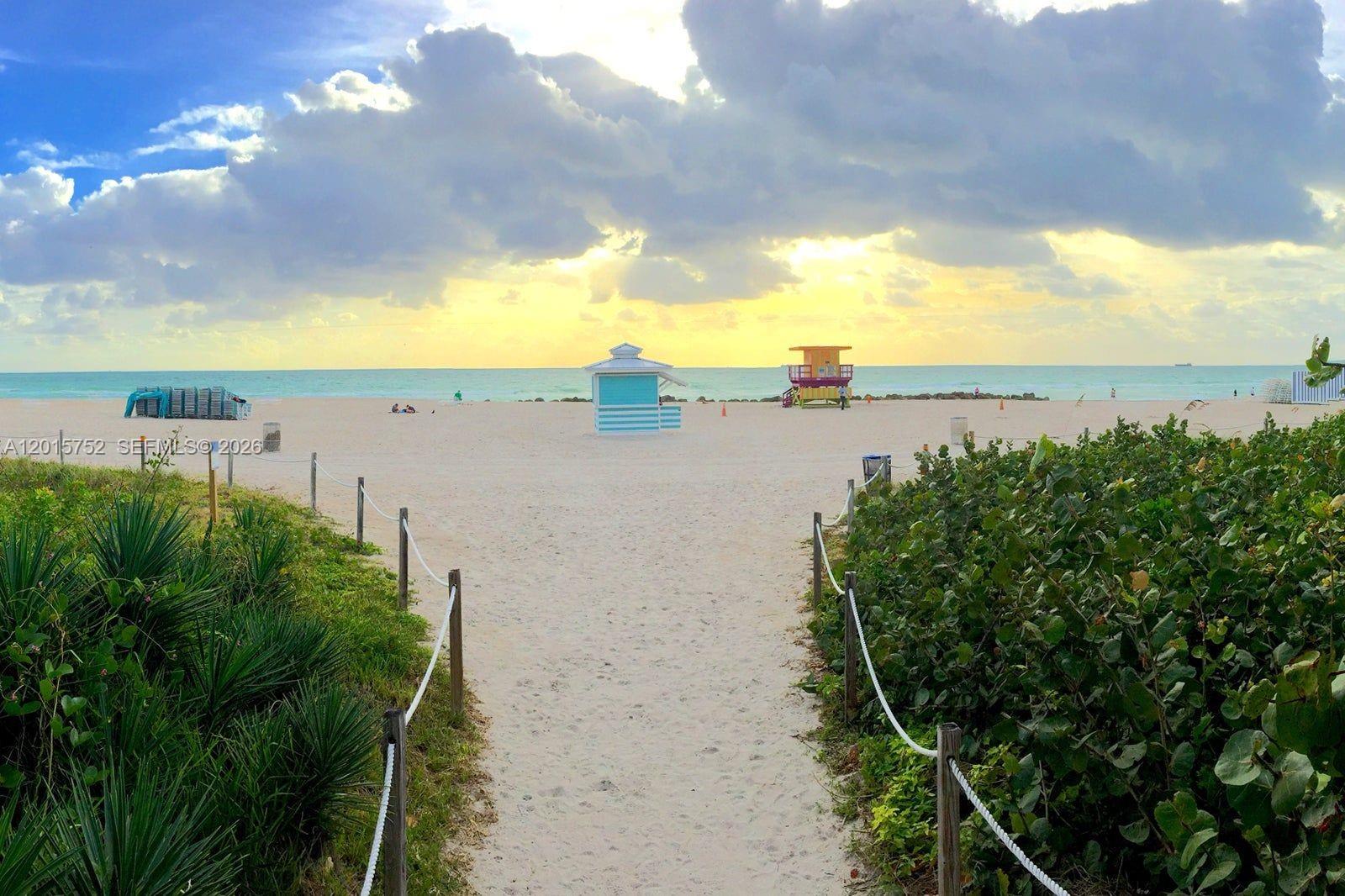 8144 Harding Avenue, Unit 2 Miami Beach, FL 33141 - Photo 18 of 18 a view of an ocean and beach