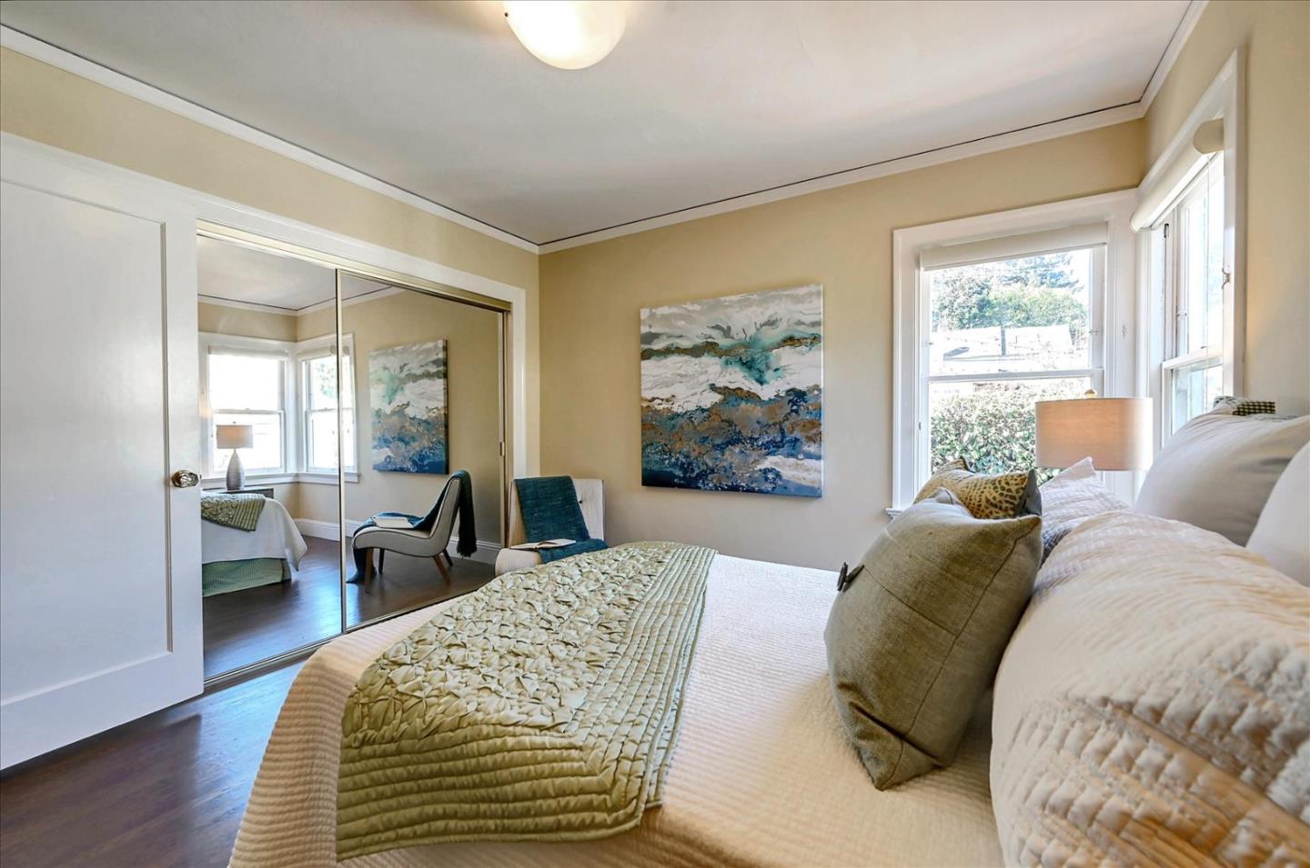 22 Engle Road San Mateo, CA 94402 - Photo 26 of 42 a living room with furniture and a large window