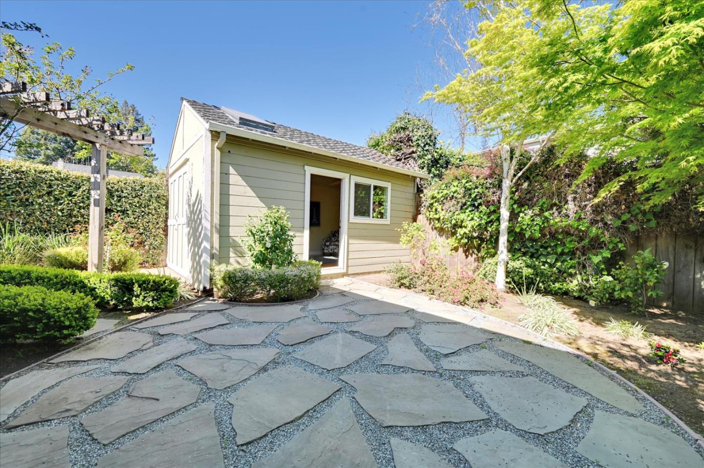 22 Engle Road San Mateo, CA 94402 - Photo 34 of 42 a front view of a house with garden