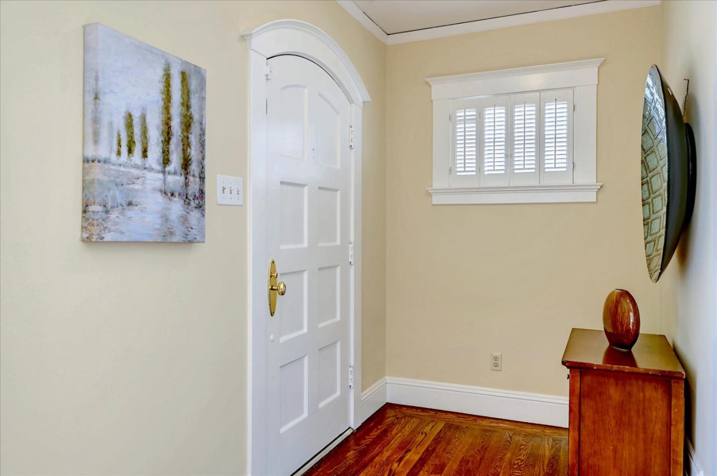 22 Engle Road San Mateo, CA 94402 - Photo 7 of 42 a view of entryway with wooden floor