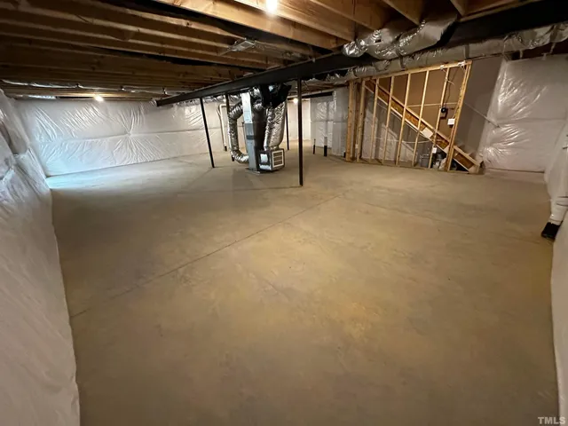 a view of backyard with green space