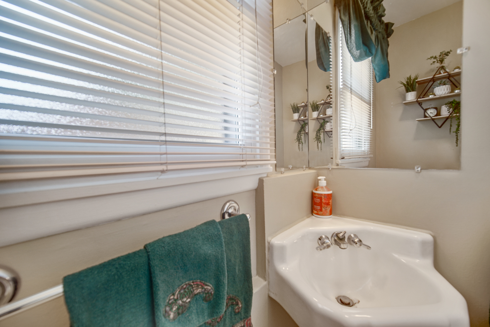 2296 185th Place Lansing, IL 60438 - Photo 19 of 32 a bathroom with a sink and a mirror