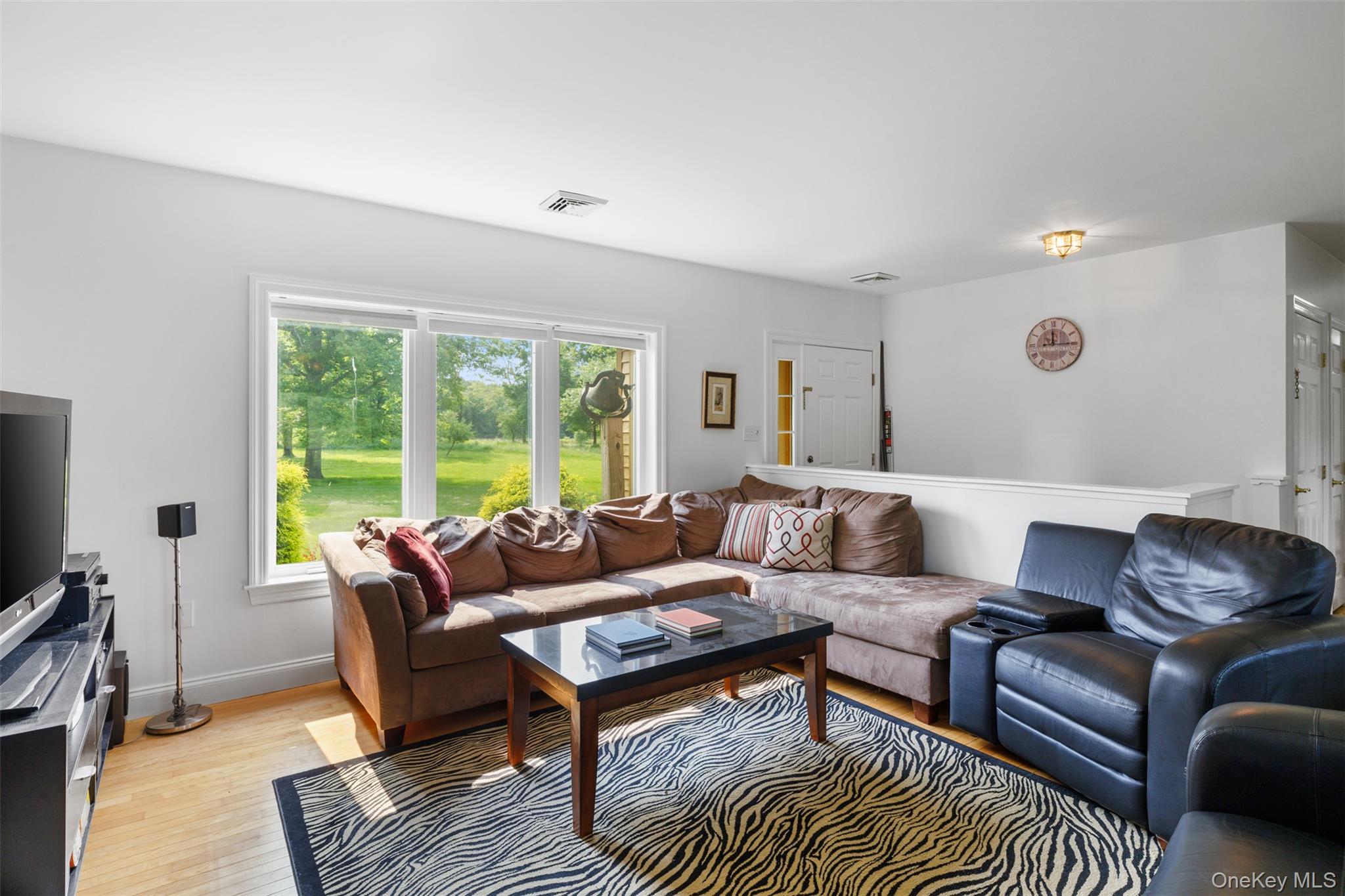 508 Woodstock Road Millbrook, NY 12545 - Photo 11 of 46 a living room with furniture and a flat screen tv