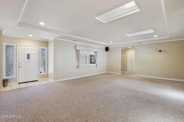 a view of empty room