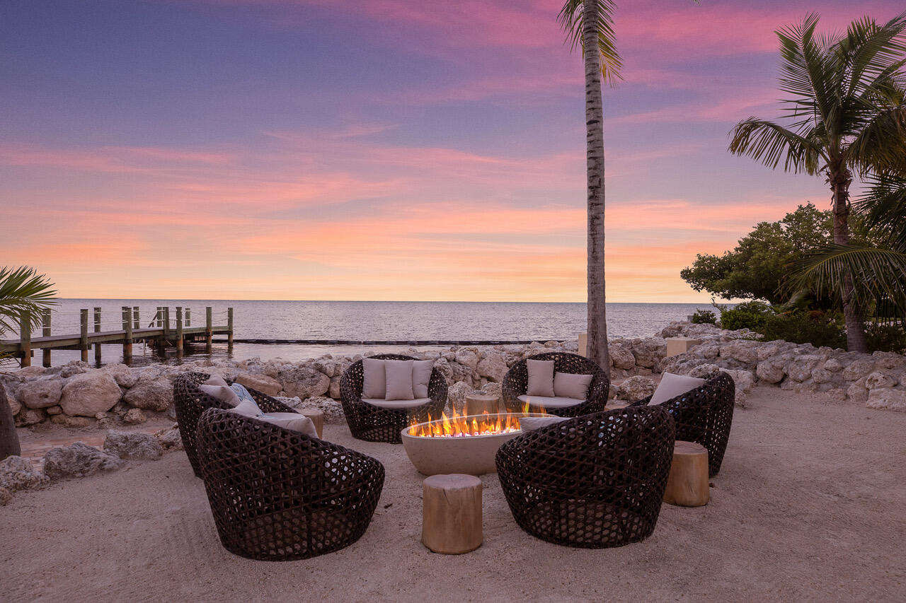 179 East Ridge Road Islamorada, FL 33036 - Photo 47 of 68 Oceanside Fire Pit