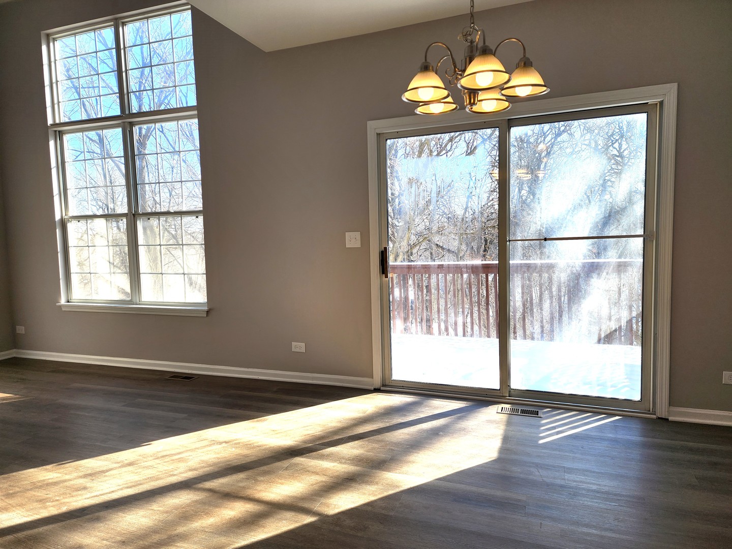13 Brian Court Algonquin, IL 60102 - Photo 5 of 13 an empty room with wooden floor and windows