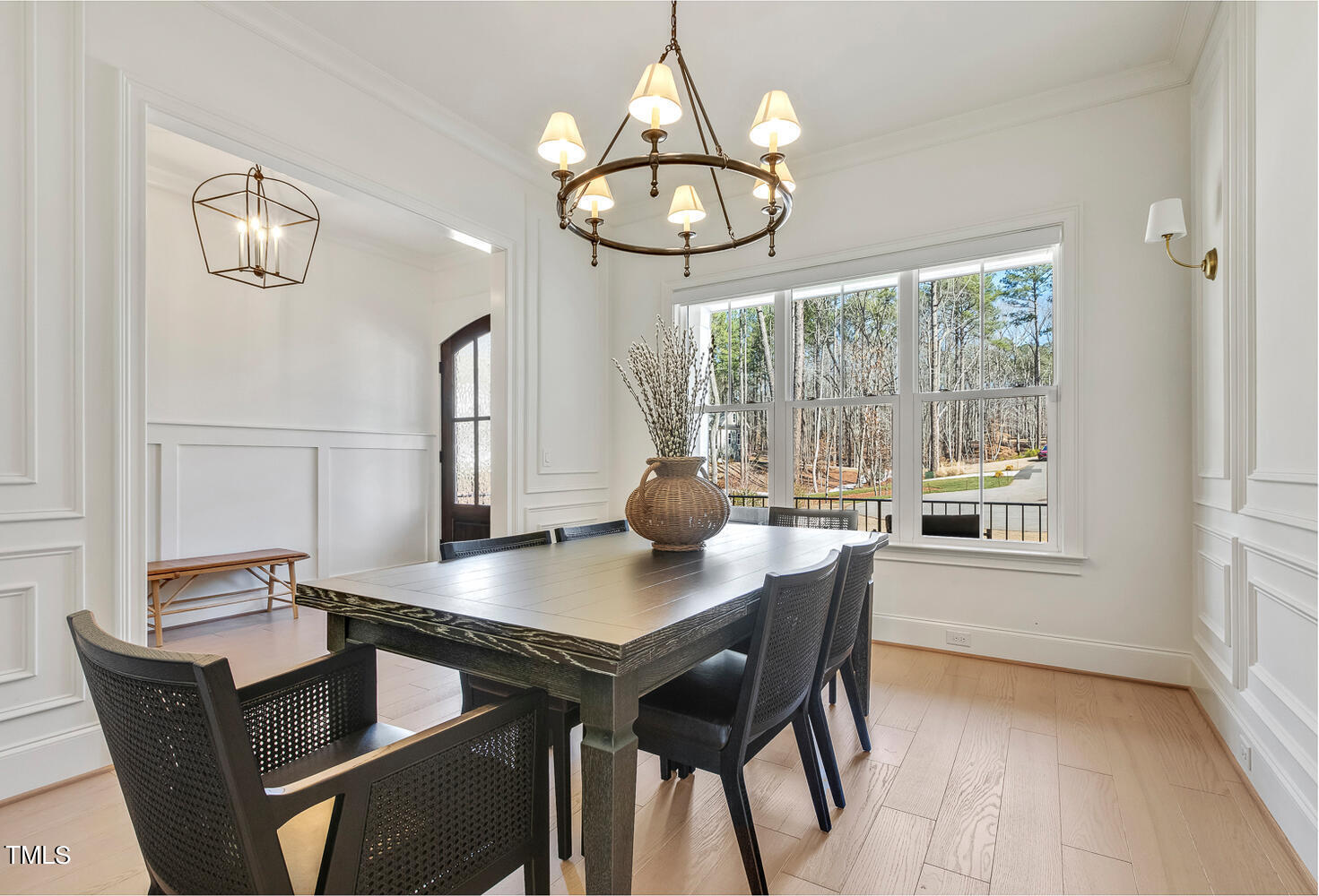 900 Harrison Ridge Road Wake Forest, NC 27587 - Photo 11 of 78 a view of a dining room with furniture window and wooden floor