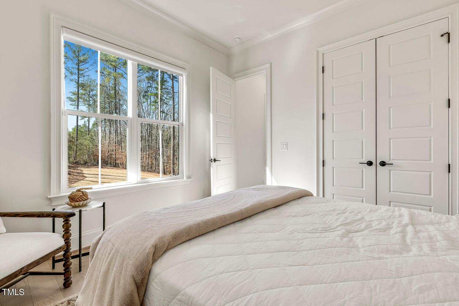 900 Harrison Ridge Road Wake Forest, NC 27587 - Photo 37 of 78 a bedroom with a bed and a window