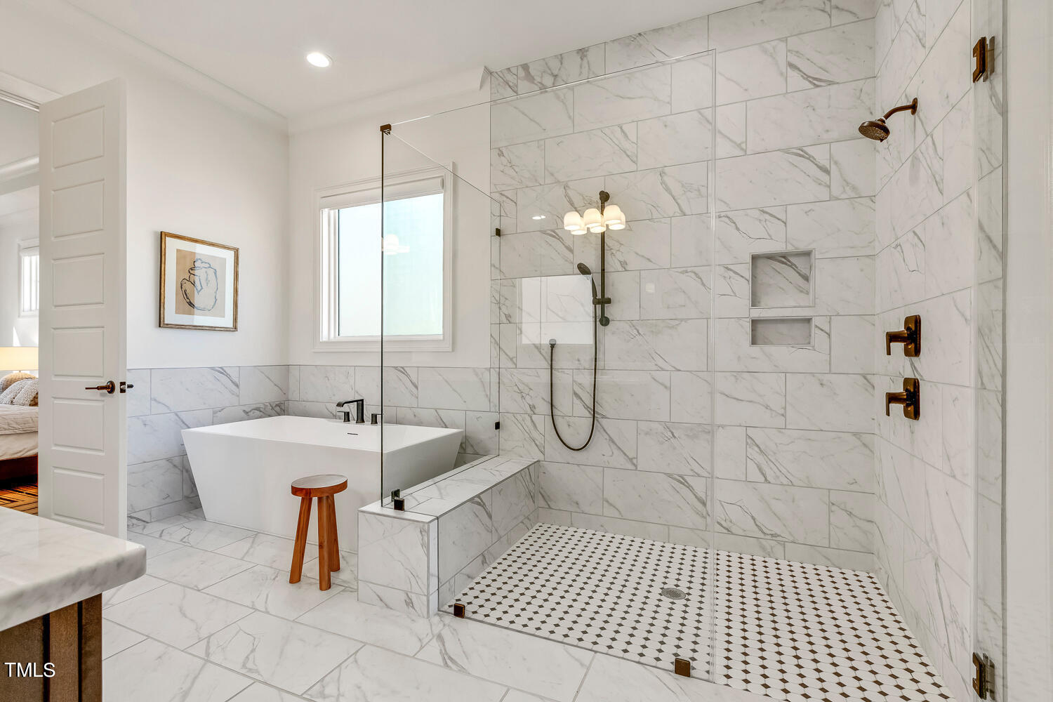 900 Harrison Ridge Road Wake Forest, NC 27587 - Photo 47 of 78 a bathroom with a sink a toilet and shower