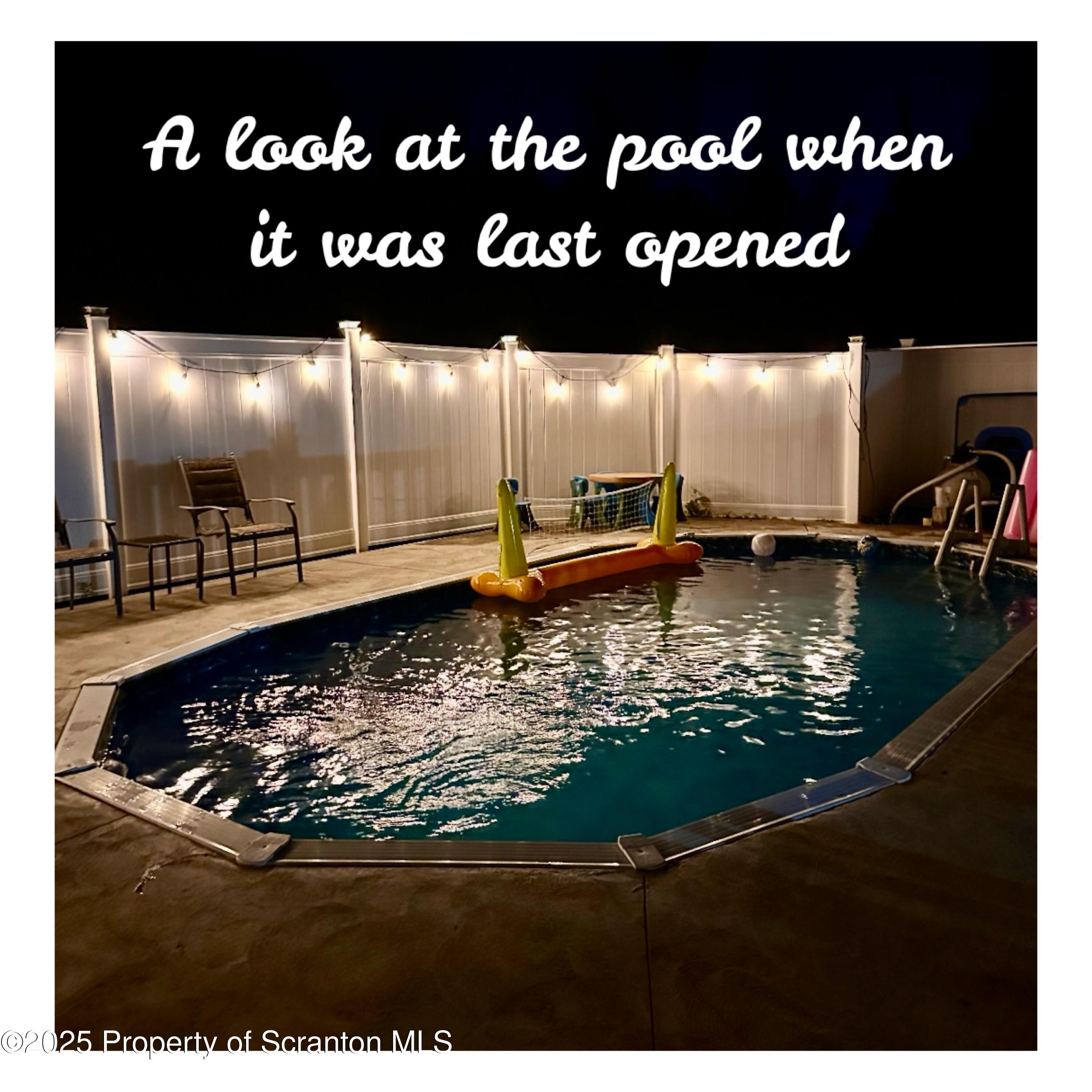 18 Doris Road Scott Township, PA 18447 - Photo 64 of 65 Pool when opened last summer