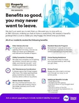 $3,795 | 2844 Esmeralda Drive, Sarasota, FL 34243