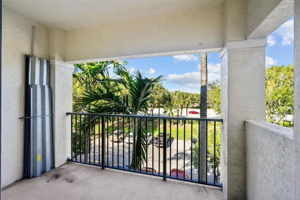 a view of a porch