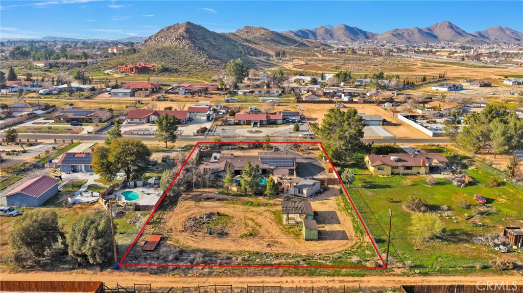 14415 Erie Road Apple Valley, CA 92307 - Photo 58 of 61 a view of a city with mountains in the background