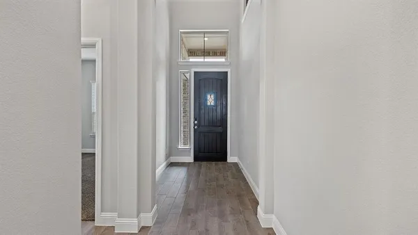 a view of small space with closet