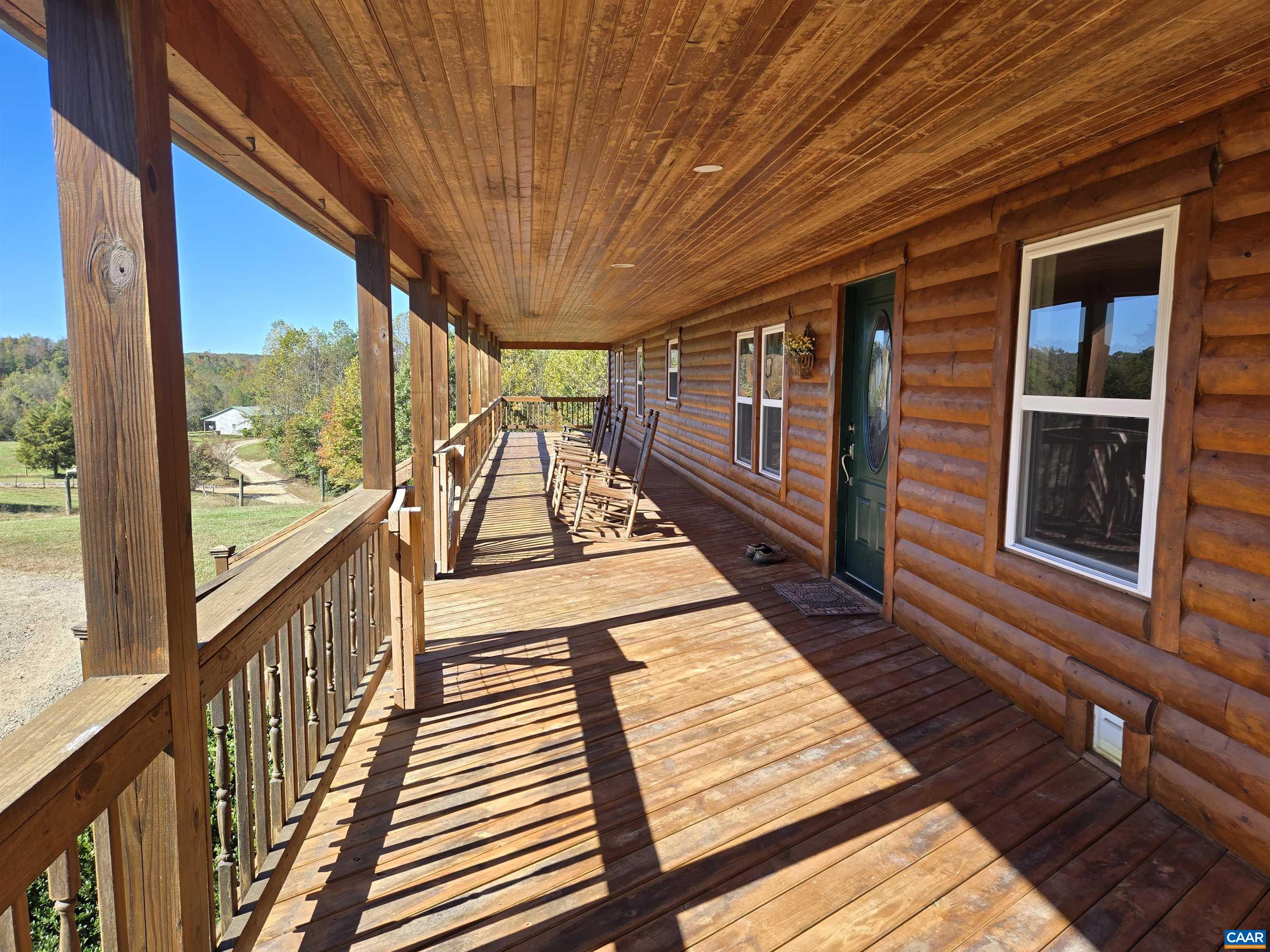 3691 Meherrin Road Meherrin, VA 23954 - Photo 3 of 75 a view of a balcony with wooden floor