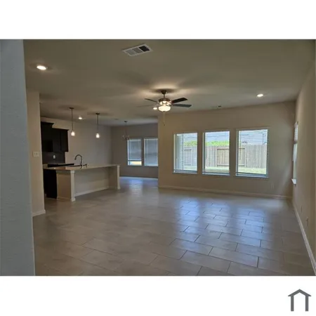 a room with lots of counter top space
