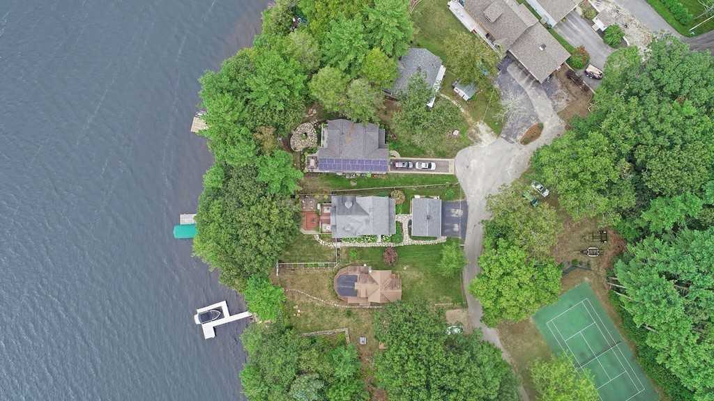 63 Wawela Park Road Webster, MA 01570 - Photo 4 of 30 an aerial view of a house with a yard