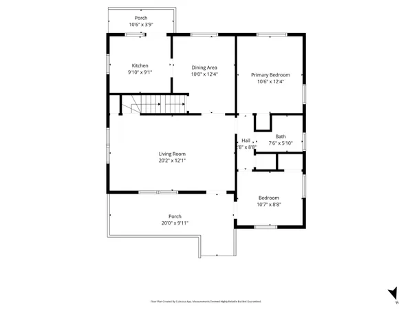 a picture of a bench in front of a wall