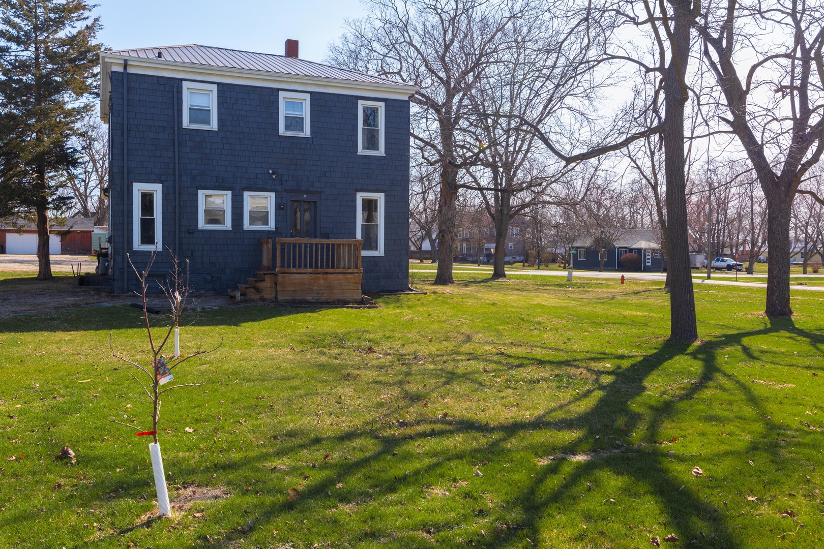 26 Lafayette Street Saunemin, IL 61769 - Photo 6 of 38 a view of a house with a yard