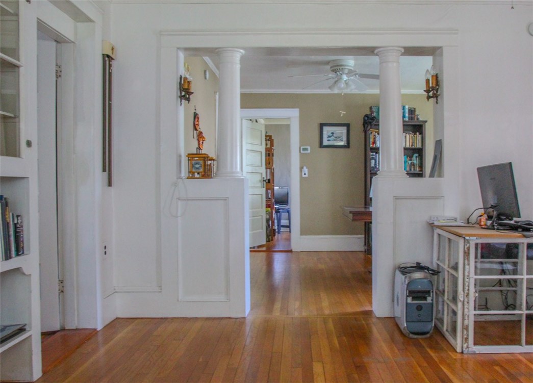 826 Main Street Warren, RI 02885 - Photo 4 of 20 Columned Entry to 1st Floor Dining Area