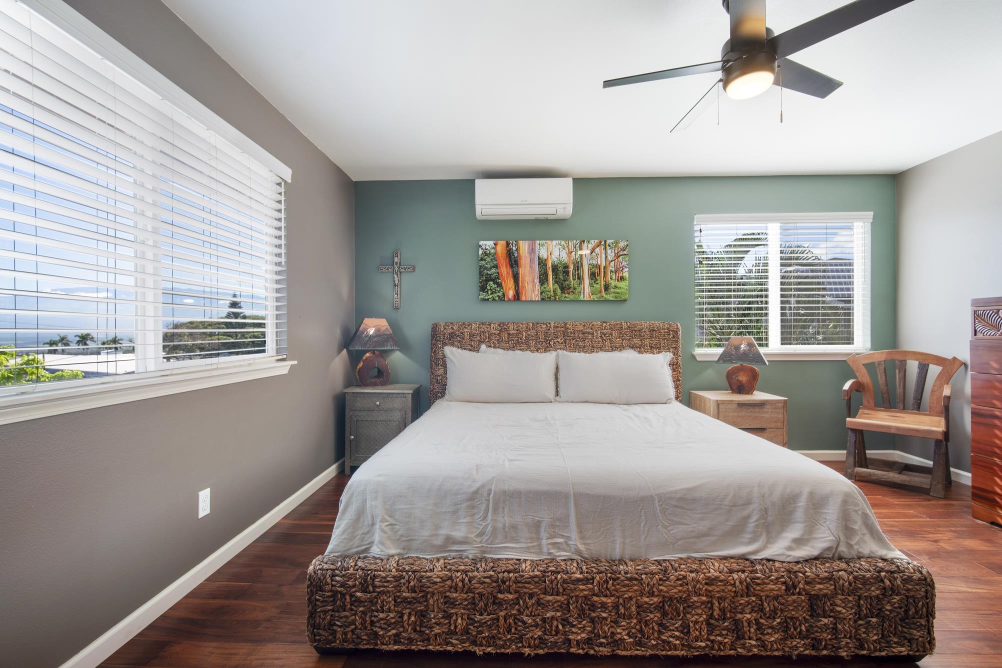 223 Lau Oliwa Loop, Unit 38 Wailuku, HI 96793 - Photo 26 of 50 a bedroom with a bed and window